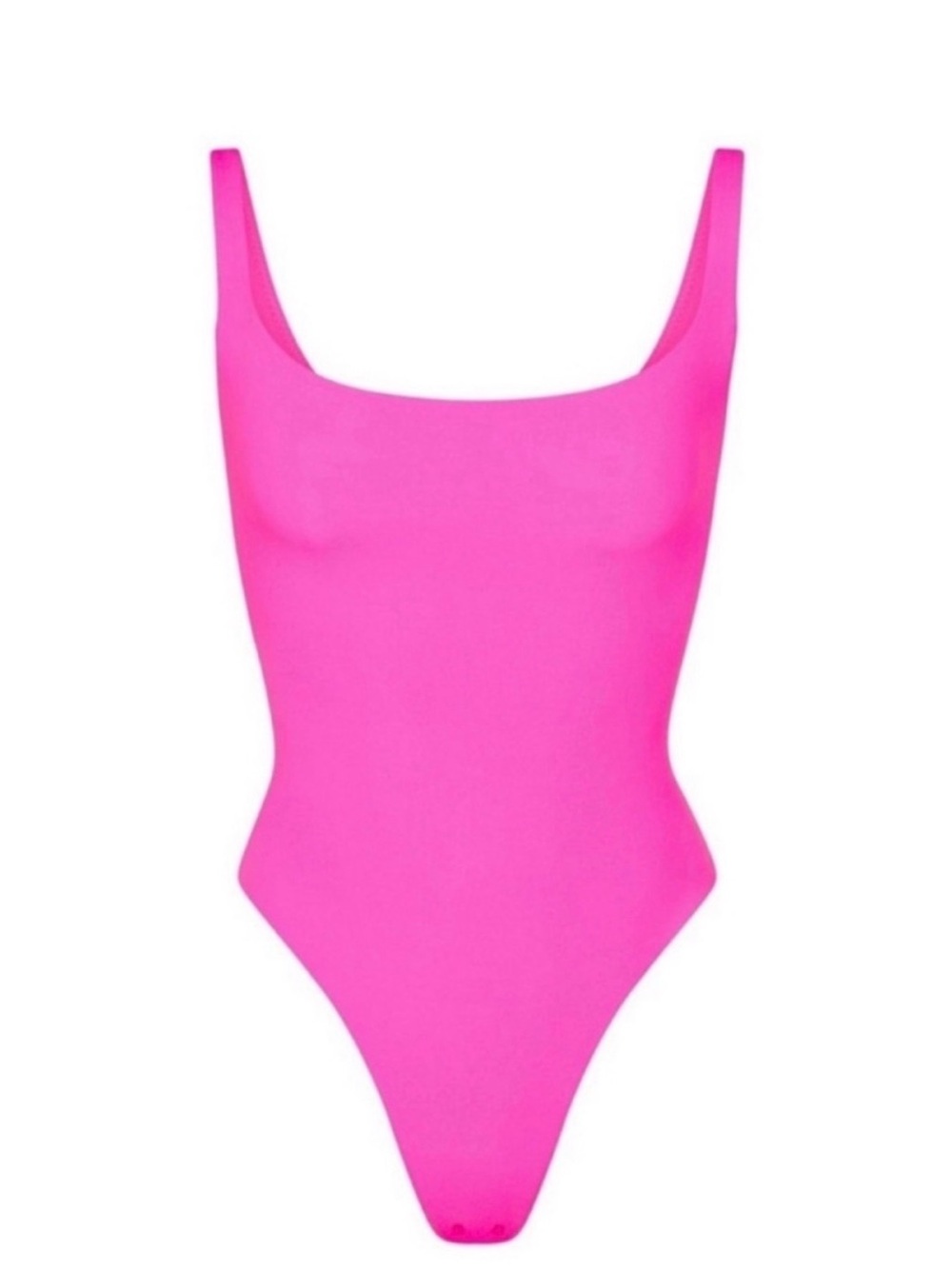 SKIMS Neon Orchid Tag — Bright Pink Bodysuit Label